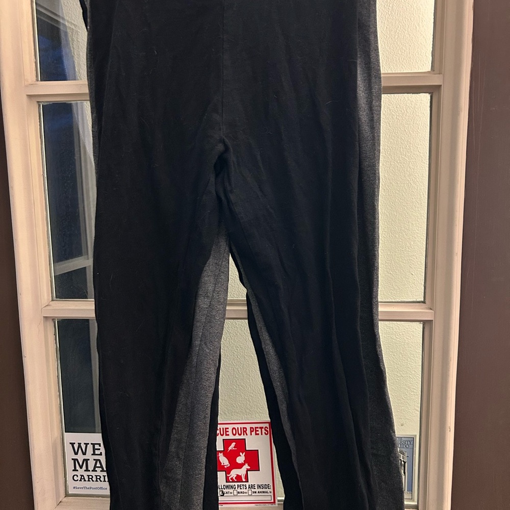 4 pack of leggings - fit like medium - 3 black and 1 gray